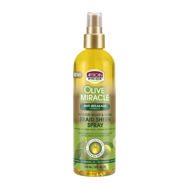 Africa’s Pride Olive & Mango Butter Sheen Spray – 12 oz - ANNS BEAUTY SUPPLY